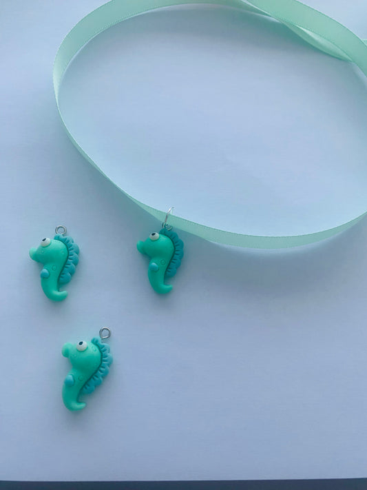 Choker con ciondolo Cavalluccio marino