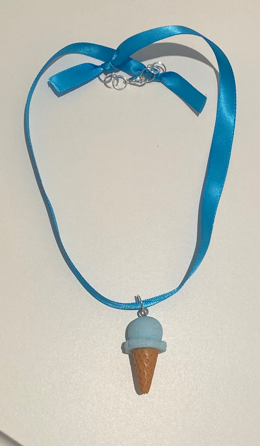 Cuore Azzurro per richiamare la passione per il Napoli gelato partenopeo estate Napoletana